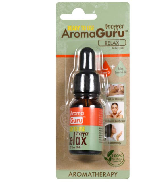 Aroma Guru Scented Aromatherapy Droppers, 0.27 fl.oz. Bottles