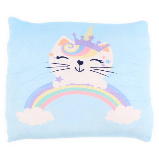 caticorn squishy pillow 14in