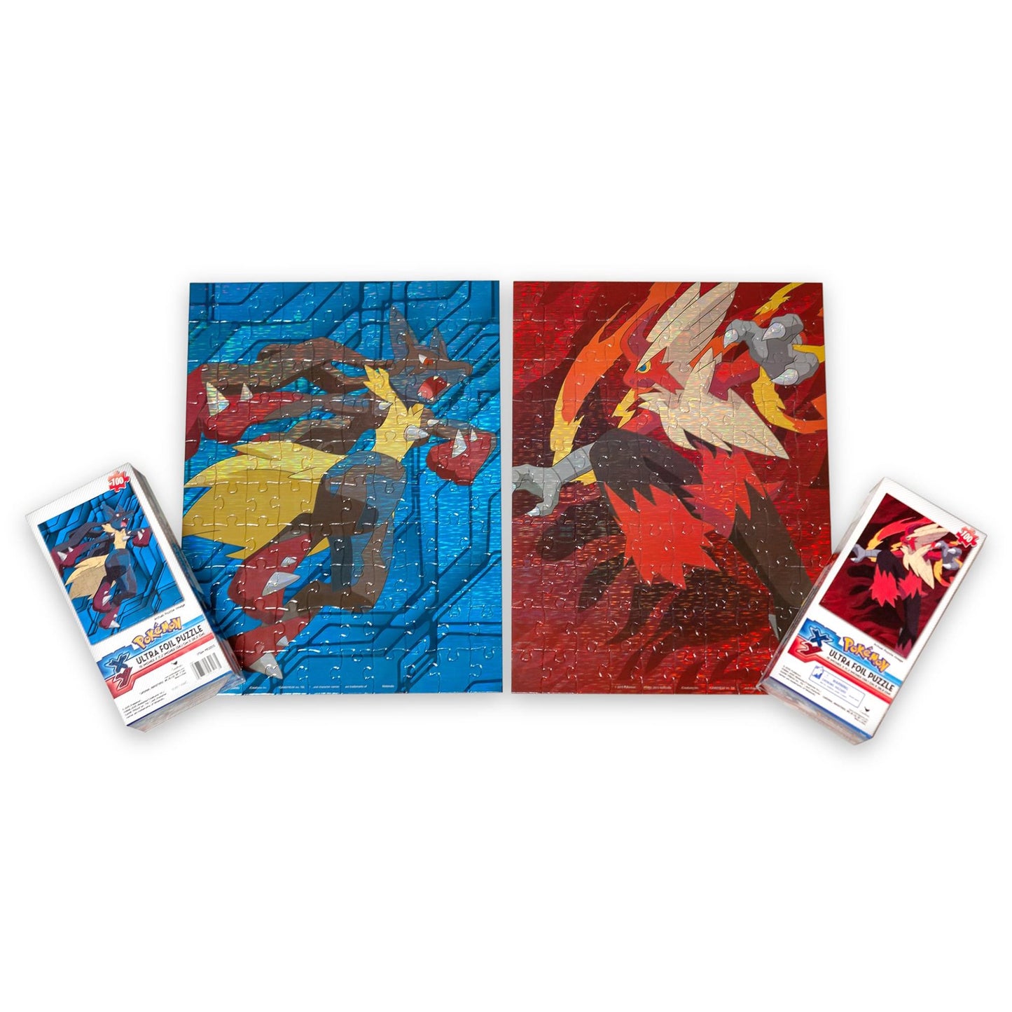 Pokemon XY VS Series Ultra Foil 100 Piece Jigsaw Puzzle Set | Includes 2 Puzzles