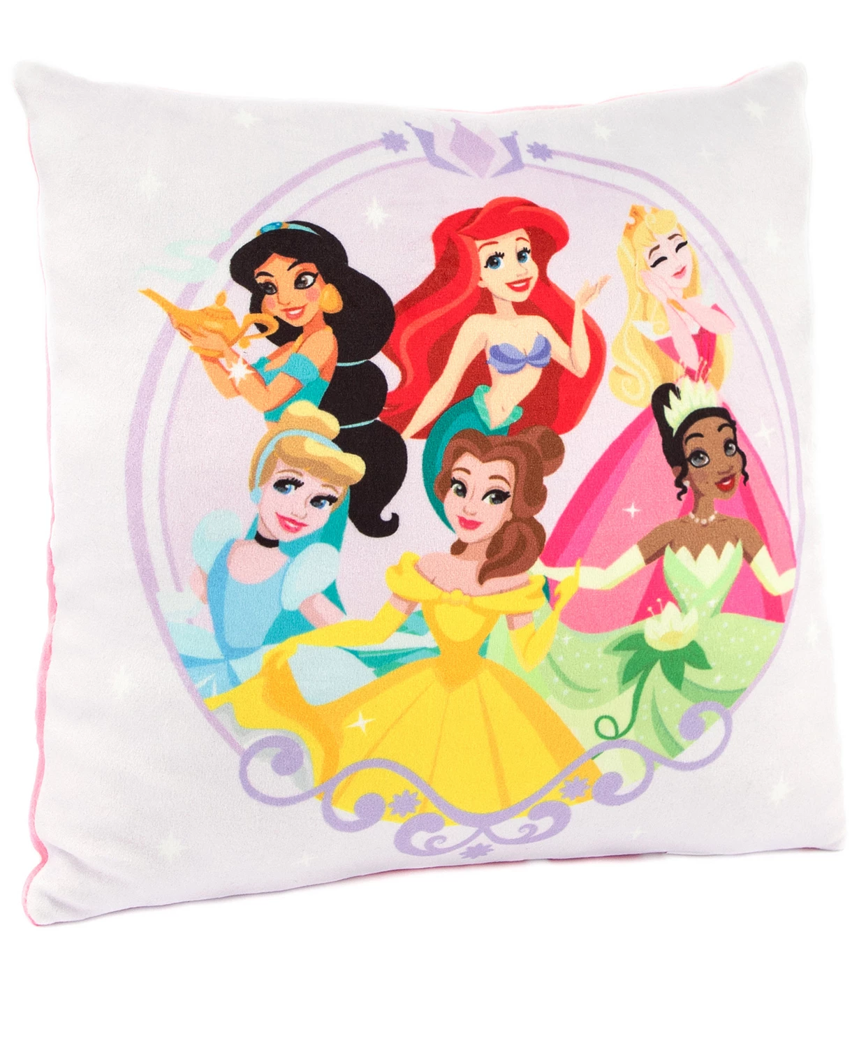 Disney Princess  Squishy 12" Square Decorative Pillows UPC: 032281121334