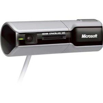 Microsoft LifeCam NX-3000 Webcam, Black, Silver