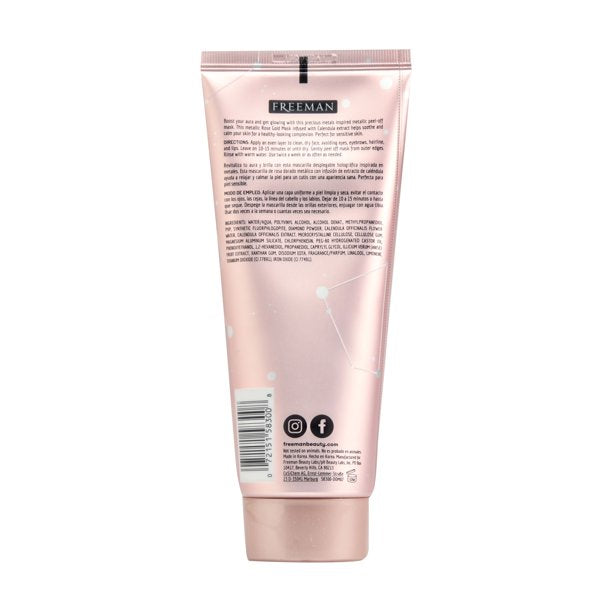 Freeman Cosmic Metallic Soothing Rose Gold Peel Off Facial Mask