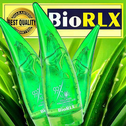 BIORLX Aloe Vera Gel with Collagen Hyaluronic Acid 8.5 Oz