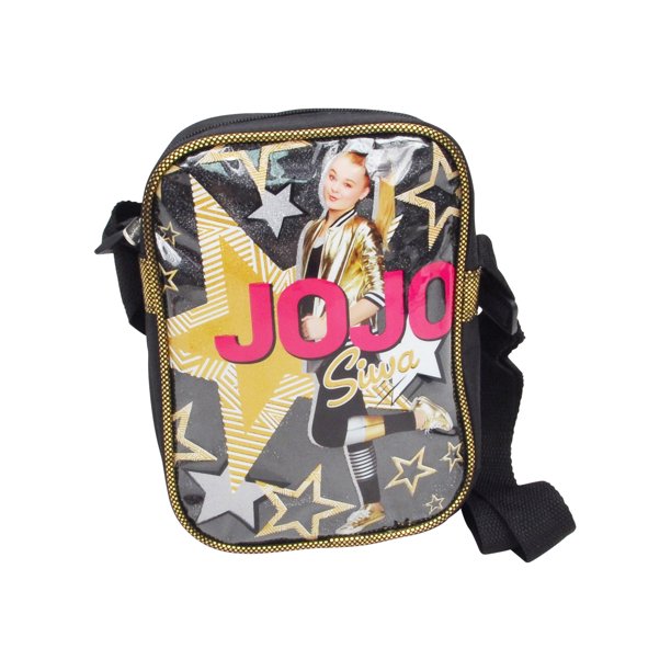 Nickelodeon Girls' JoJo Siwa Pa Crossbody, Black, One Size