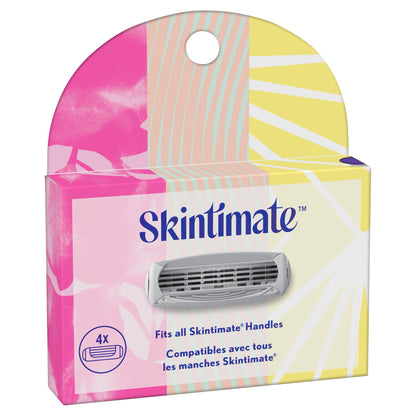 Skintimate 4-Blade Women's Razor Refill, 4 Ct