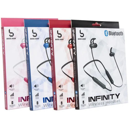 Bass Jaxx Blue Bluetooth® Infinity Wireless Headset