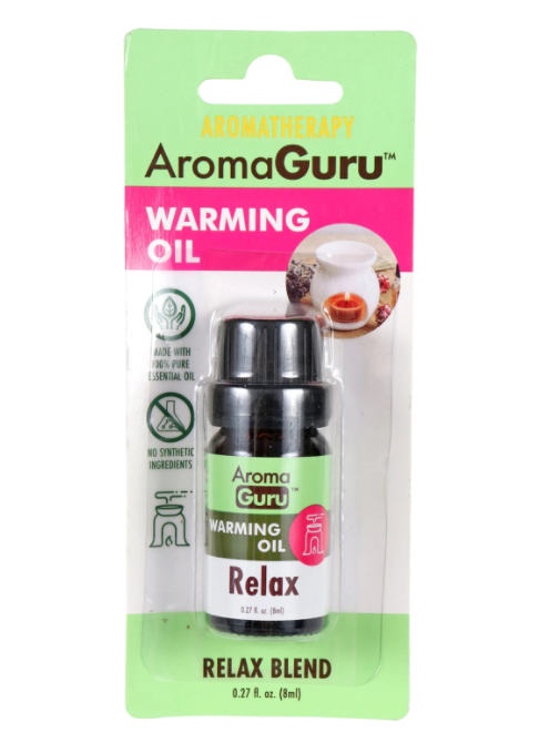 Aroma Guru Relax Warming Oil, 0.27-oz