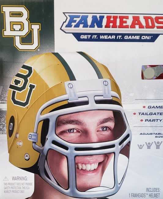 Baylor University Bears Fan Helmet Head Party Favor