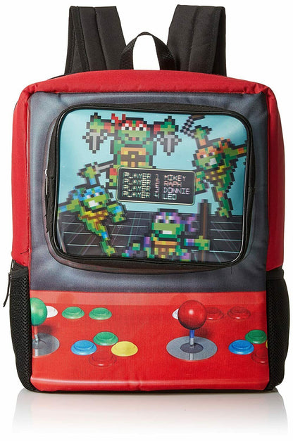 Teenage Mutant Ninja Turtles Boys' Arcade Game 16" School Backpack