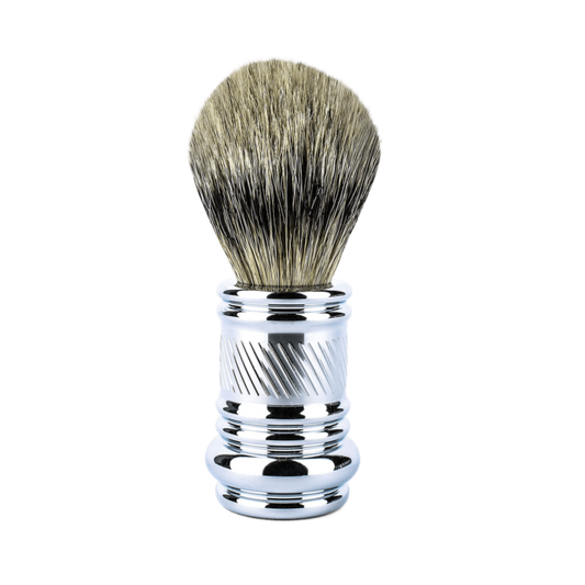 Merkur Chrome Plated Silvertip Badger Brush 90138001 ,UPC: 4045284012482